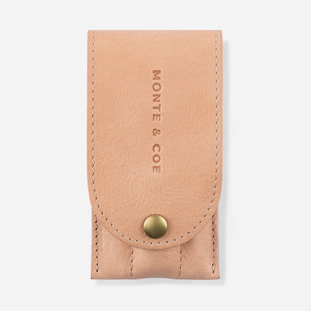 Monte & Coe X ArteStile - Leather Grooming Kit in Natural