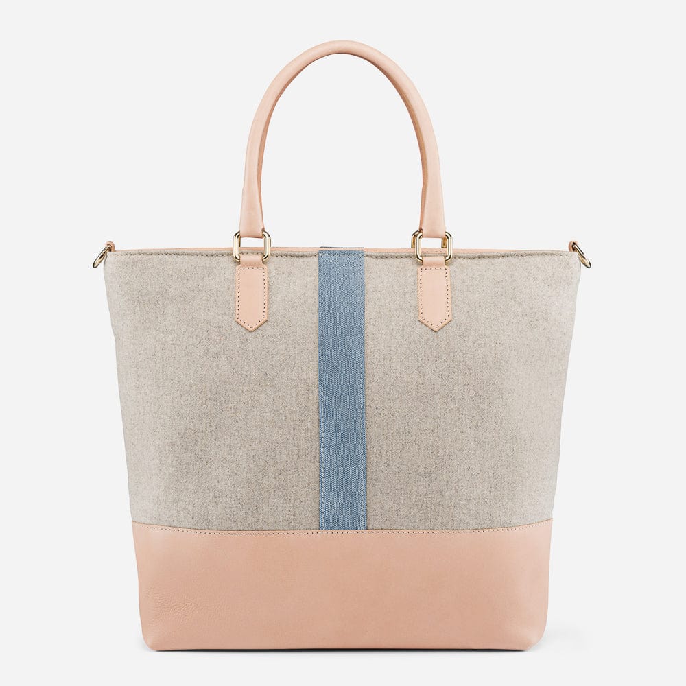 Italian Wool Tote in Natural