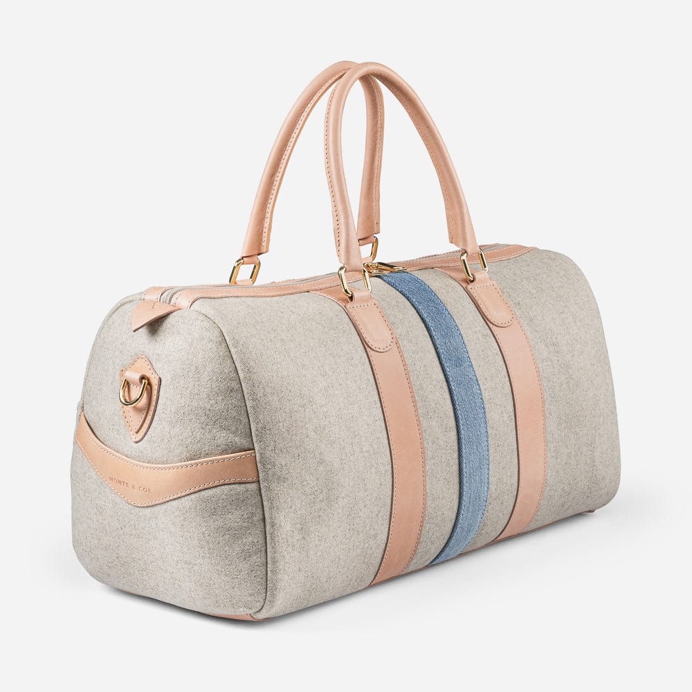 Italian Wool Weekender in Natural