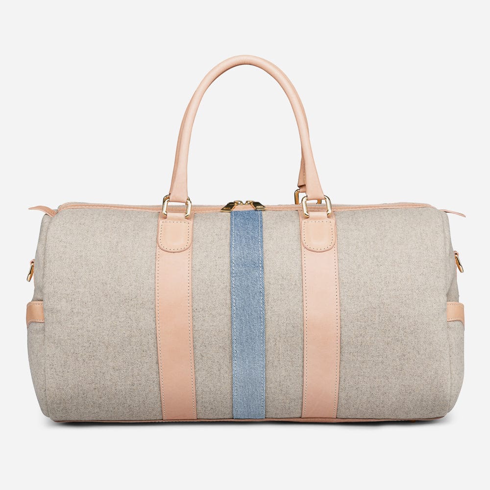Italian Wool Weekender in Natural