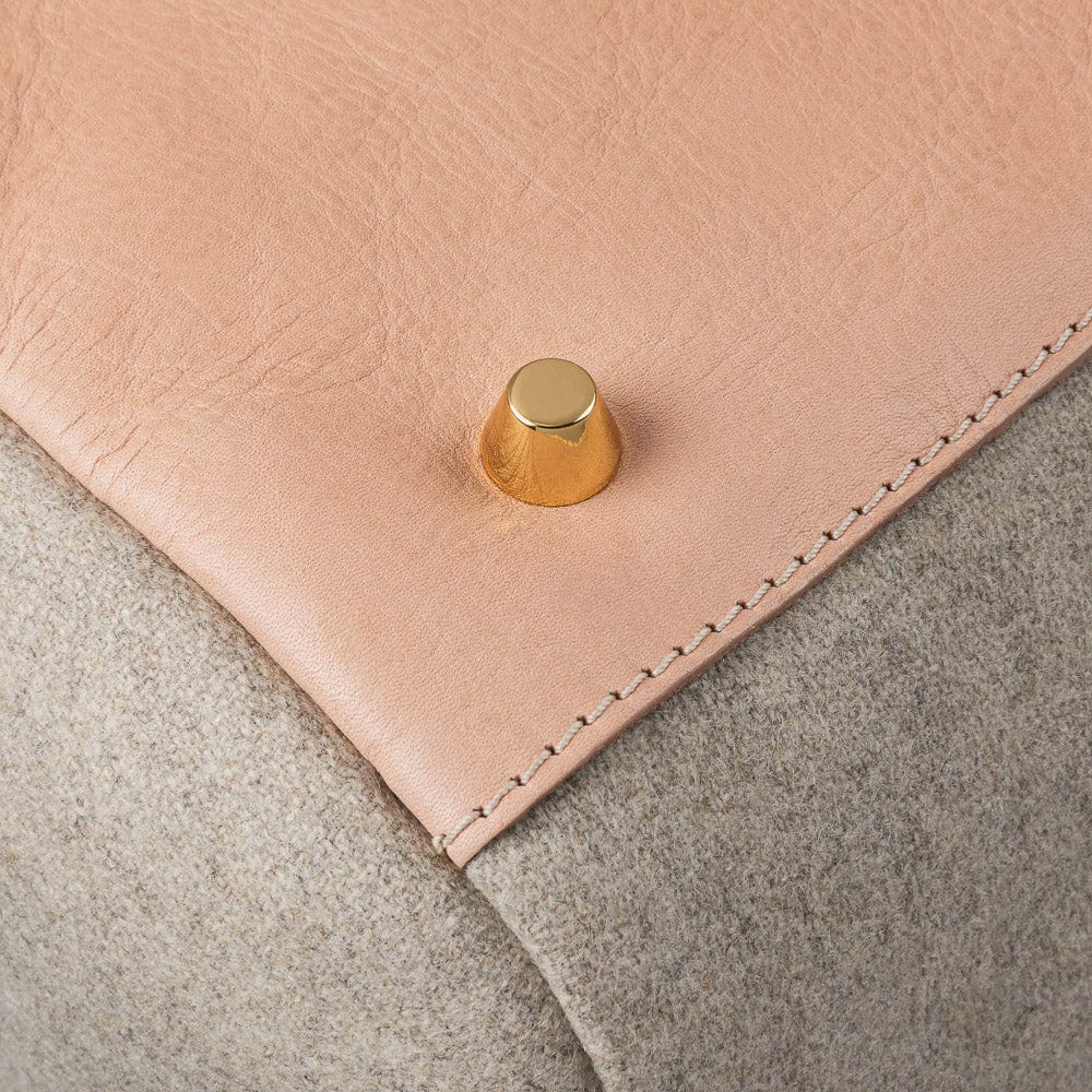 Italian Wool Weekender in Natural