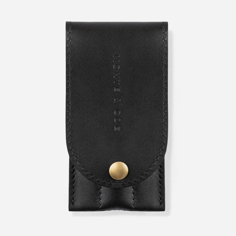 Monte & Coe X ArteStile - Leather Grooming Kit in Black